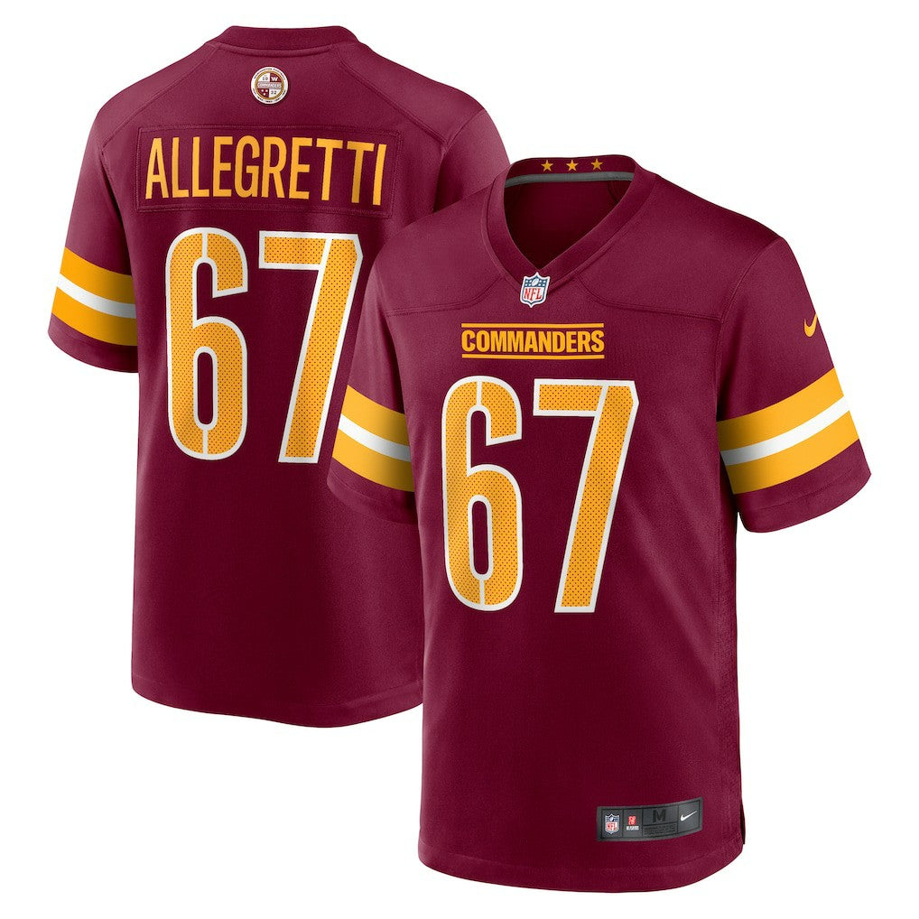 Washington Commanders Nike Nick Allegretti  Game Jersey