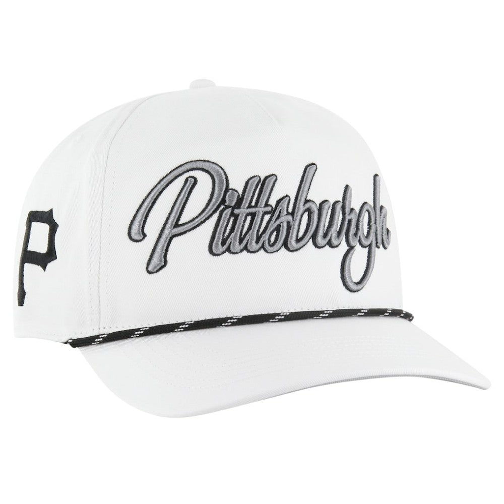 Pittsburgh Pirates '47 Overhand Speckle Hitch Rope Adjustable Hat | MLB For sale