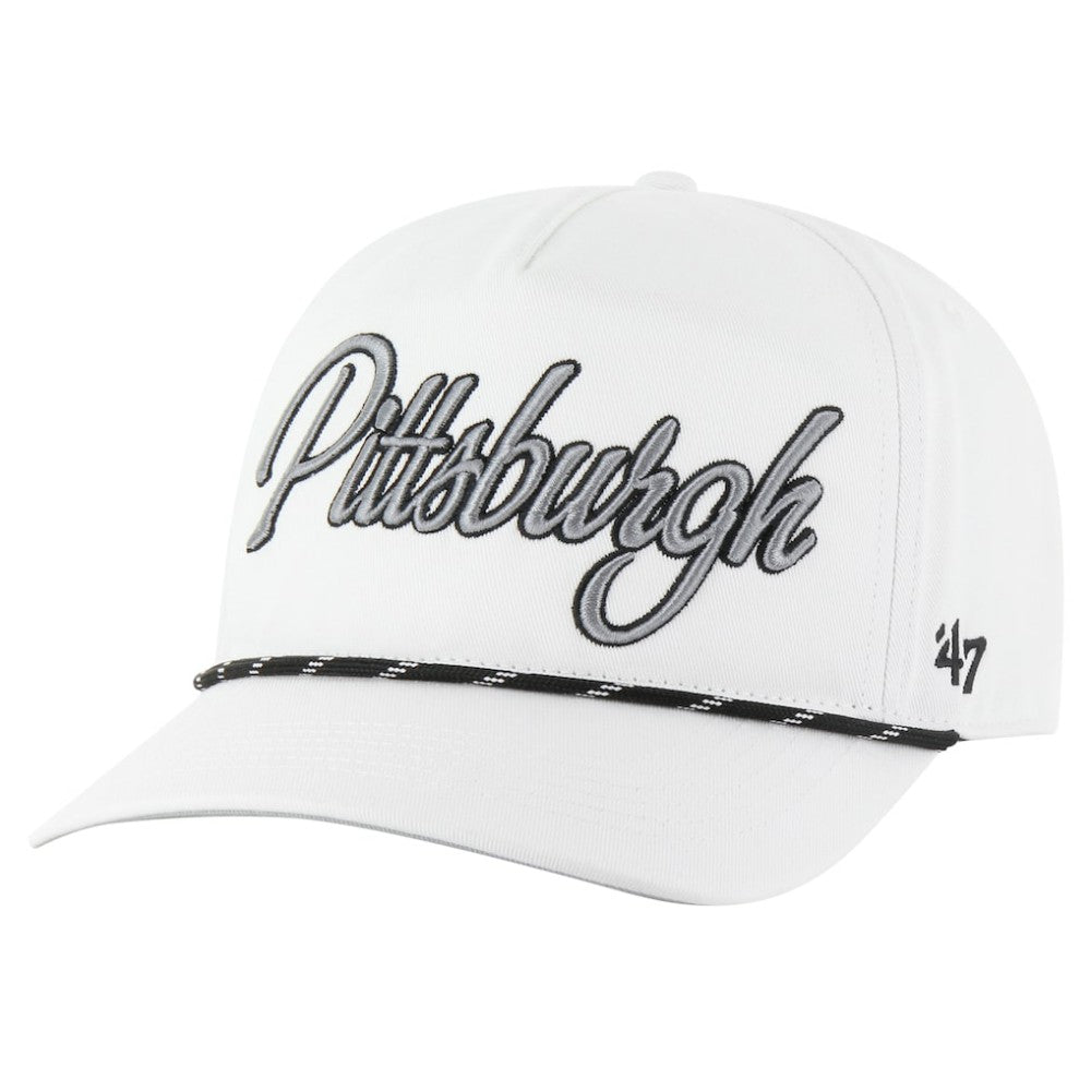 Pittsburgh Pirates '47 Overhand Speckle Hitch Rope Adjustable Hat | MLB For sale