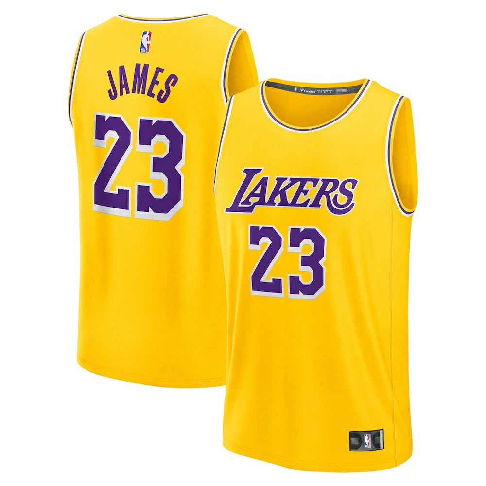 LeBron James Los Angeles Lakers Fast Break Replica Jersey Outlet