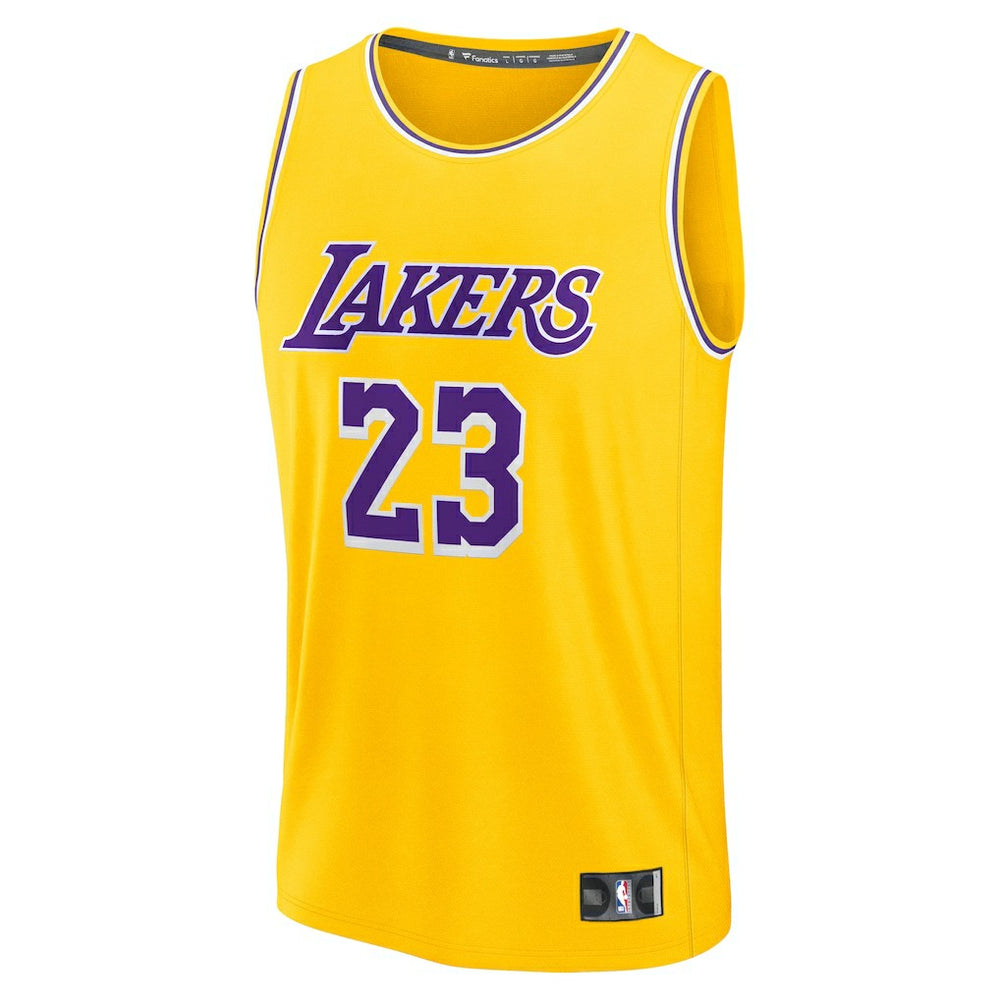 LeBron James Los Angeles Lakers Fast Break Replica Jersey Outlet