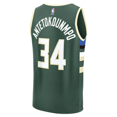 Giannis Antetokounmpo Milwaukee Bucks Fast Break Replica Player Jersey Online