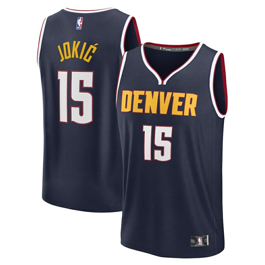 Nikola Jokic Denver Nuggets Fast Break Replica Player Jersey Discount