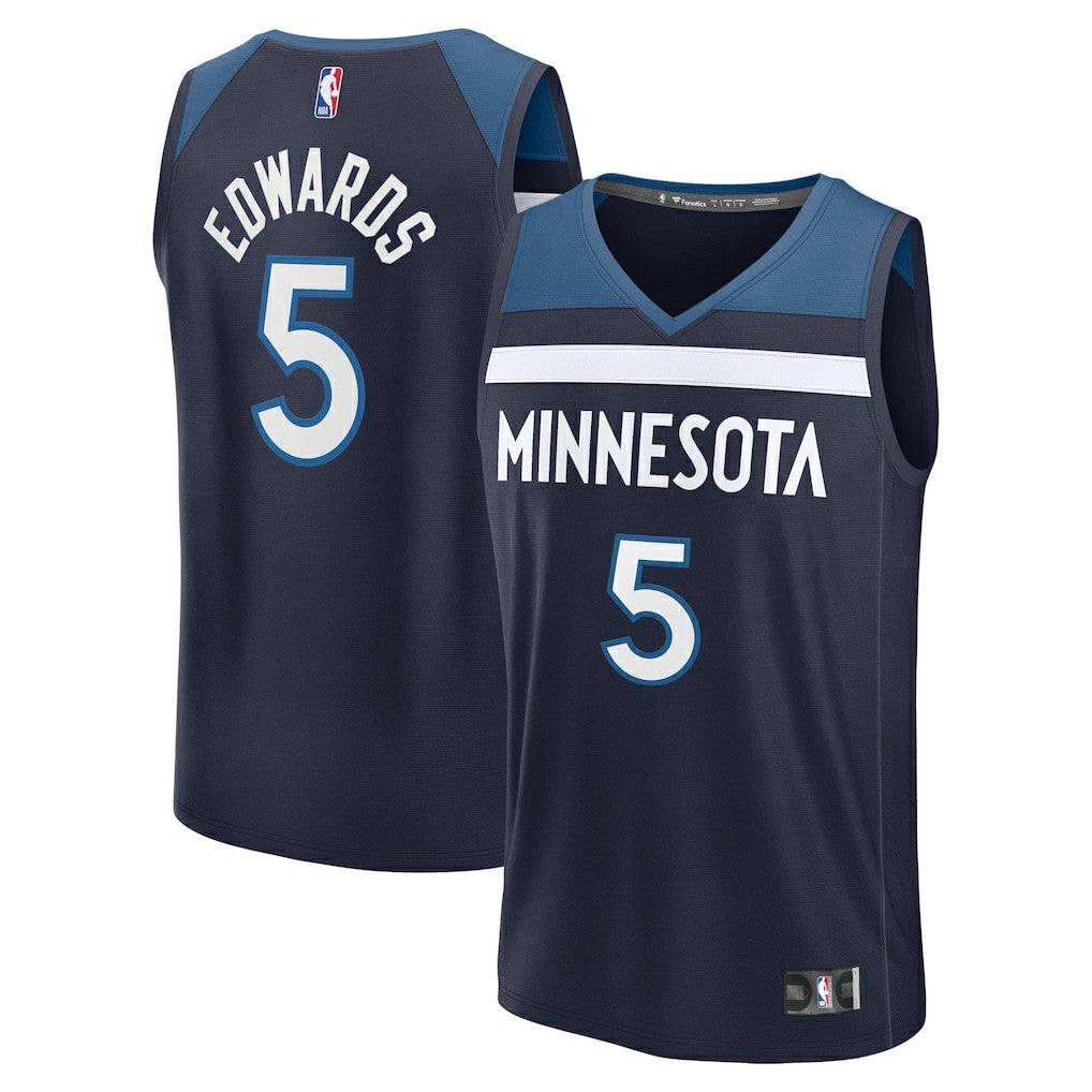 Anthony Edwards Minnesota Timberwolves Fast Break Replica Player Jersey For Sale
