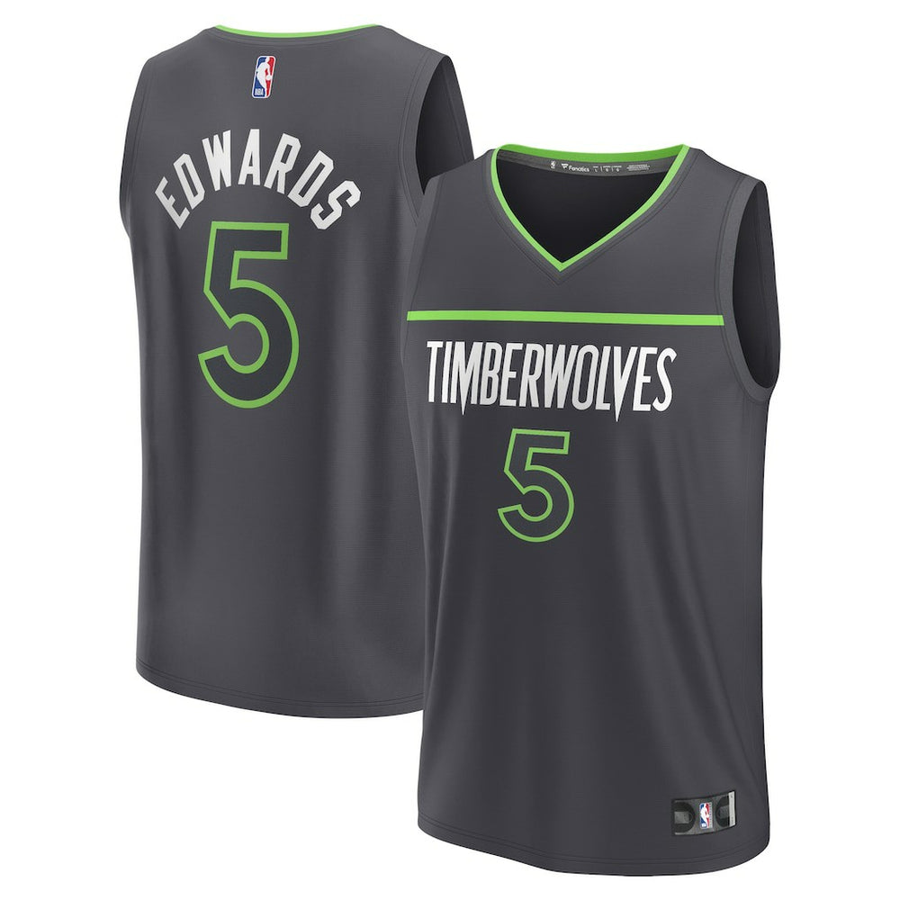 Anthony Edwards Minnesota Timberwolves Fast Break Replica Player Jersey Online