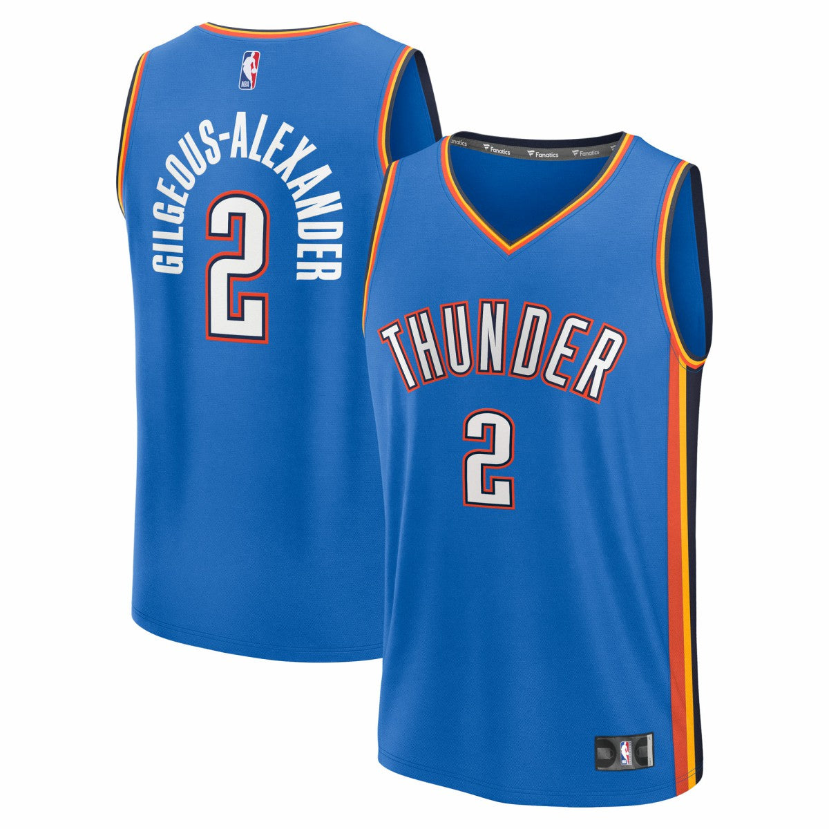 Shai Gilgeous-Alexander Oklahoma City Thunder Fast Break Replica Player Jersey Discount