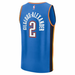 Shai Gilgeous-Alexander Oklahoma City Thunder Fast Break Replica Player Jersey Discount