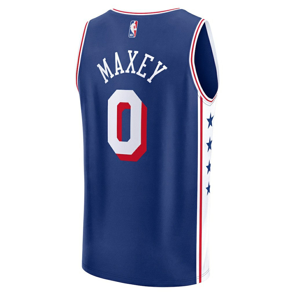 Tyrese Maxey Philadelphia 76ers Fast Break Replica Player Jersey Outlet