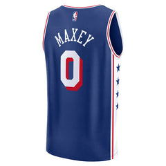Tyrese Maxey Philadelphia 76ers Fast Break Replica Player Jersey Outlet