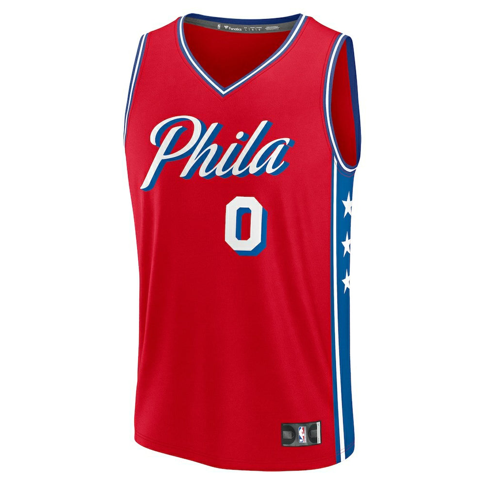 Tyrese Maxey Philadelphia 76ers Fast Break Replica Player Jersey Discount