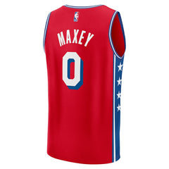 Tyrese Maxey Philadelphia 76ers Fast Break Replica Player Jersey Discount