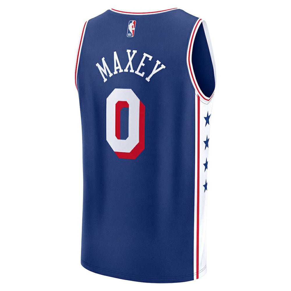 Tyrese Maxey Philadelphia 76ers Youth Fast Break Replica Player Jersey Discount