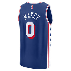 Tyrese Maxey Philadelphia 76ers Youth Fast Break Replica Player Jersey Discount