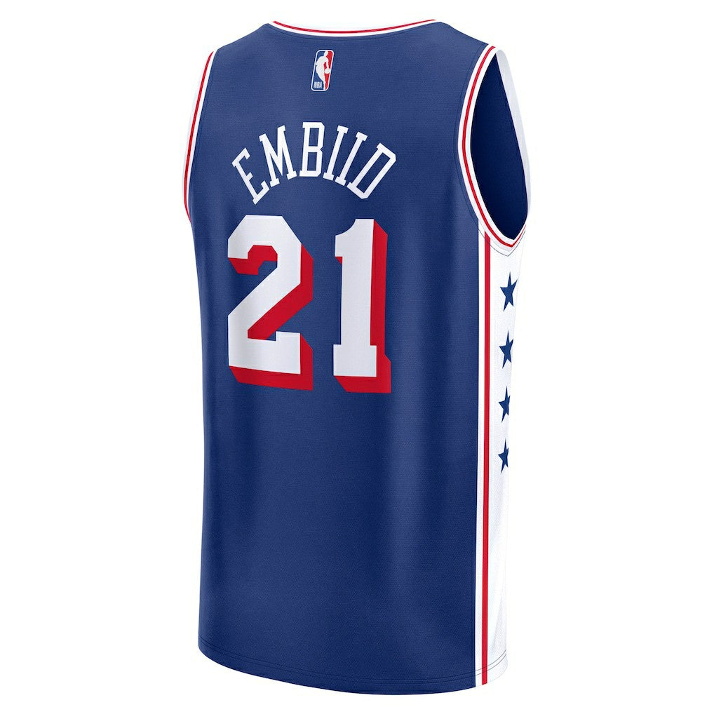 Joel Embiid Philadelphia 76ers Fast Break Replica Player Jersey For Sale