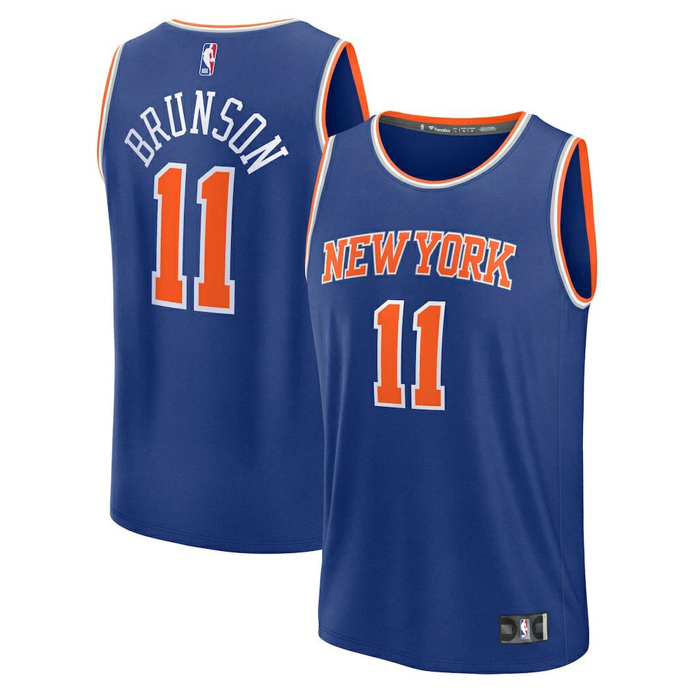Jalen Brunson New York Knicks Fast Break Replica Player Jersey Online
