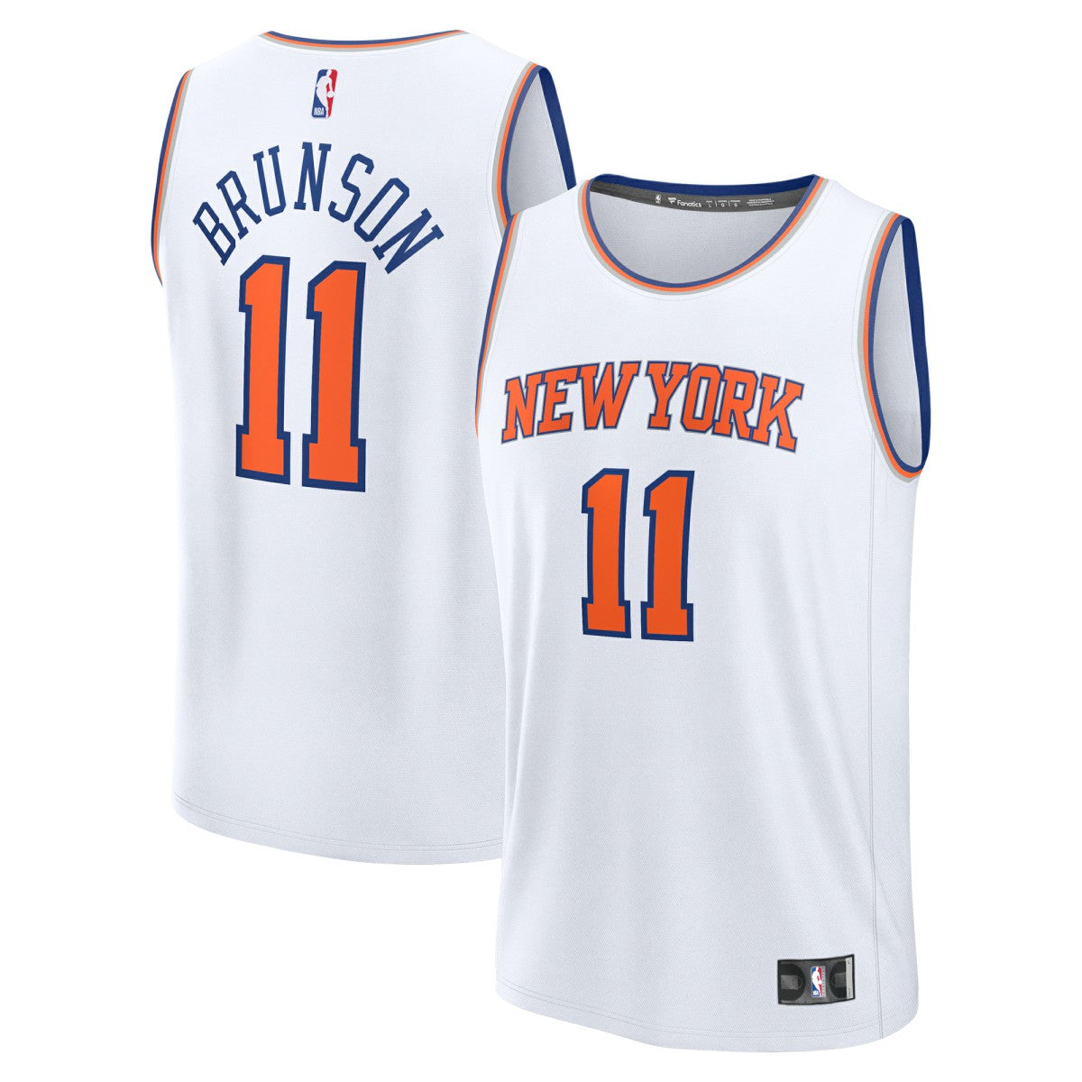 Jalen Brunson New York Knicks Fast Break Replica Player Jersey Discount