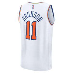 Jalen Brunson New York Knicks Fast Break Replica Player Jersey Discount