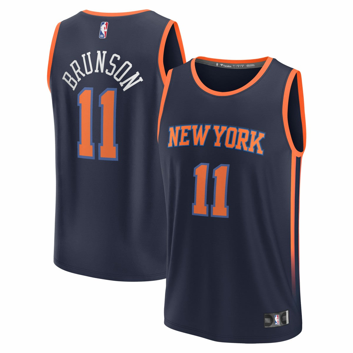 Jalen Brunson New York Knicks Fast Break Replica Player Jersey Discount