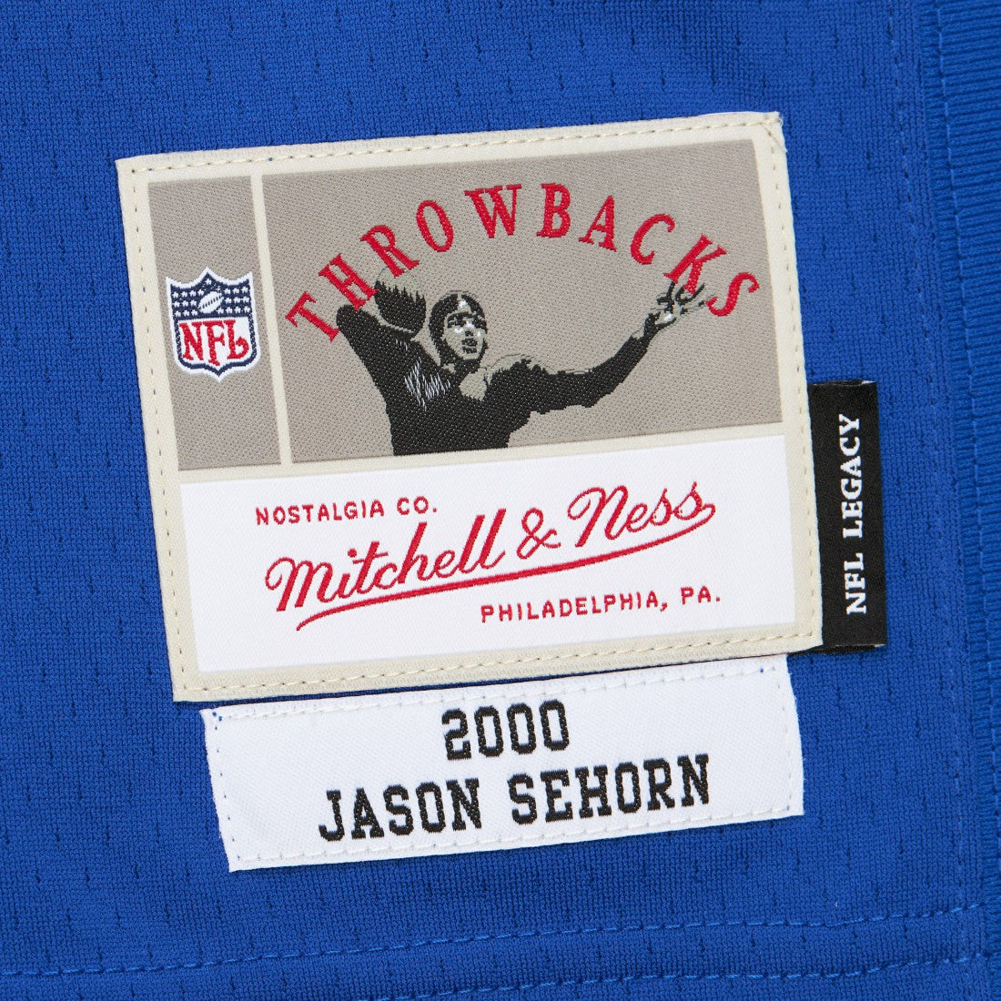 New York Giants Mitchell & Ness Jason Sehorn  2000 Legacy Replica Jersey