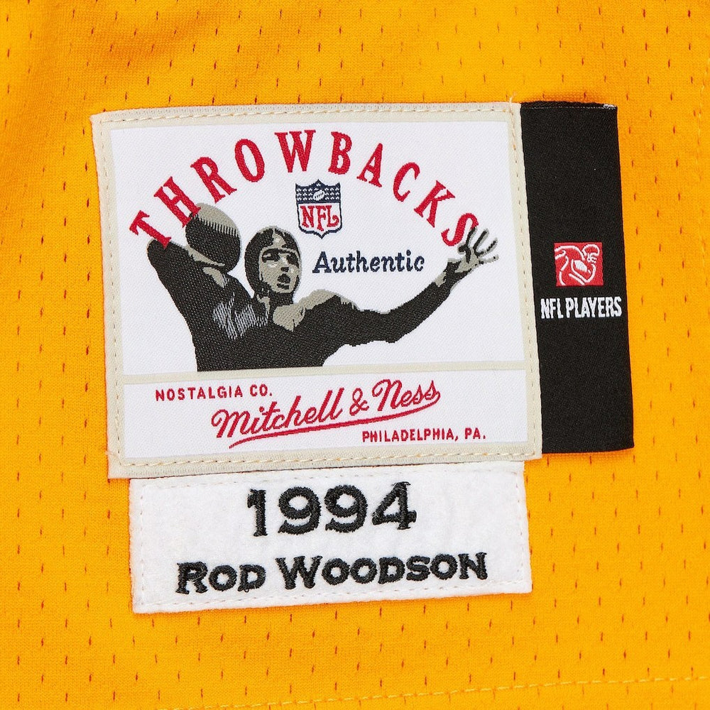 Pittsburgh Steelers Mitchell & Ness Rod Woodson  1994 Authentic Throwback Retired Player Jersey