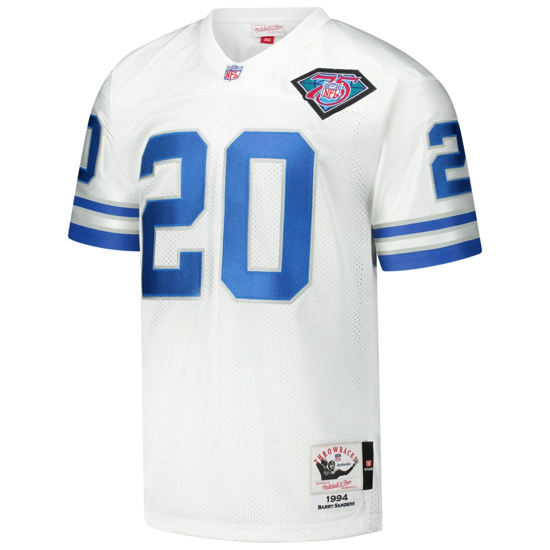 Detroit Lions Mitchell & Ness Barry Sanders  1994 Authentic Throwback Retired Player Jersey