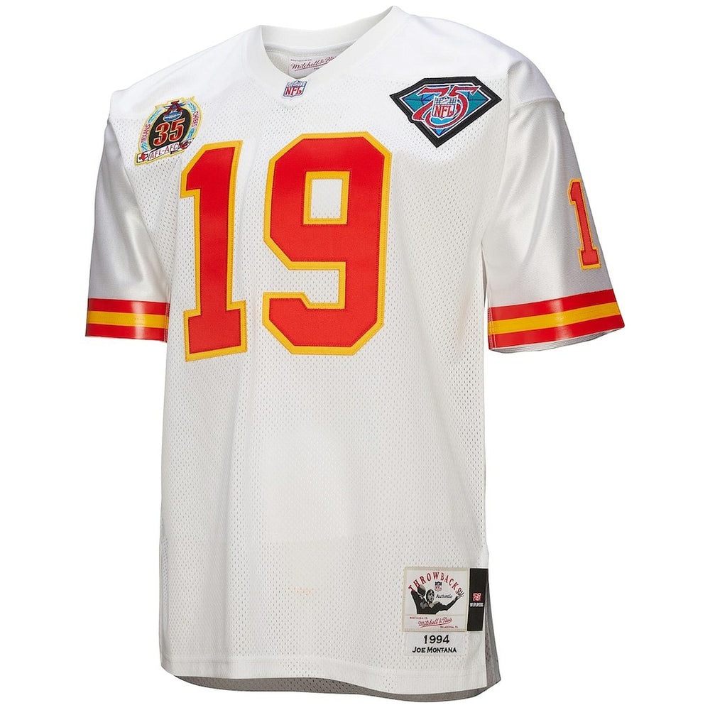 Kansas City Chiefs Mitchell & Ness Joe Montana  1994 Authentic Throwback Retired Player Jersey