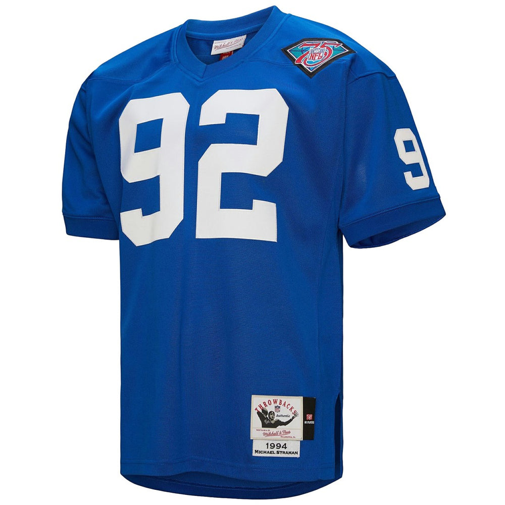 New York Giants Mitchell & Ness Michael Strahan  1994 Authentic Throwback Retired Player Jersey