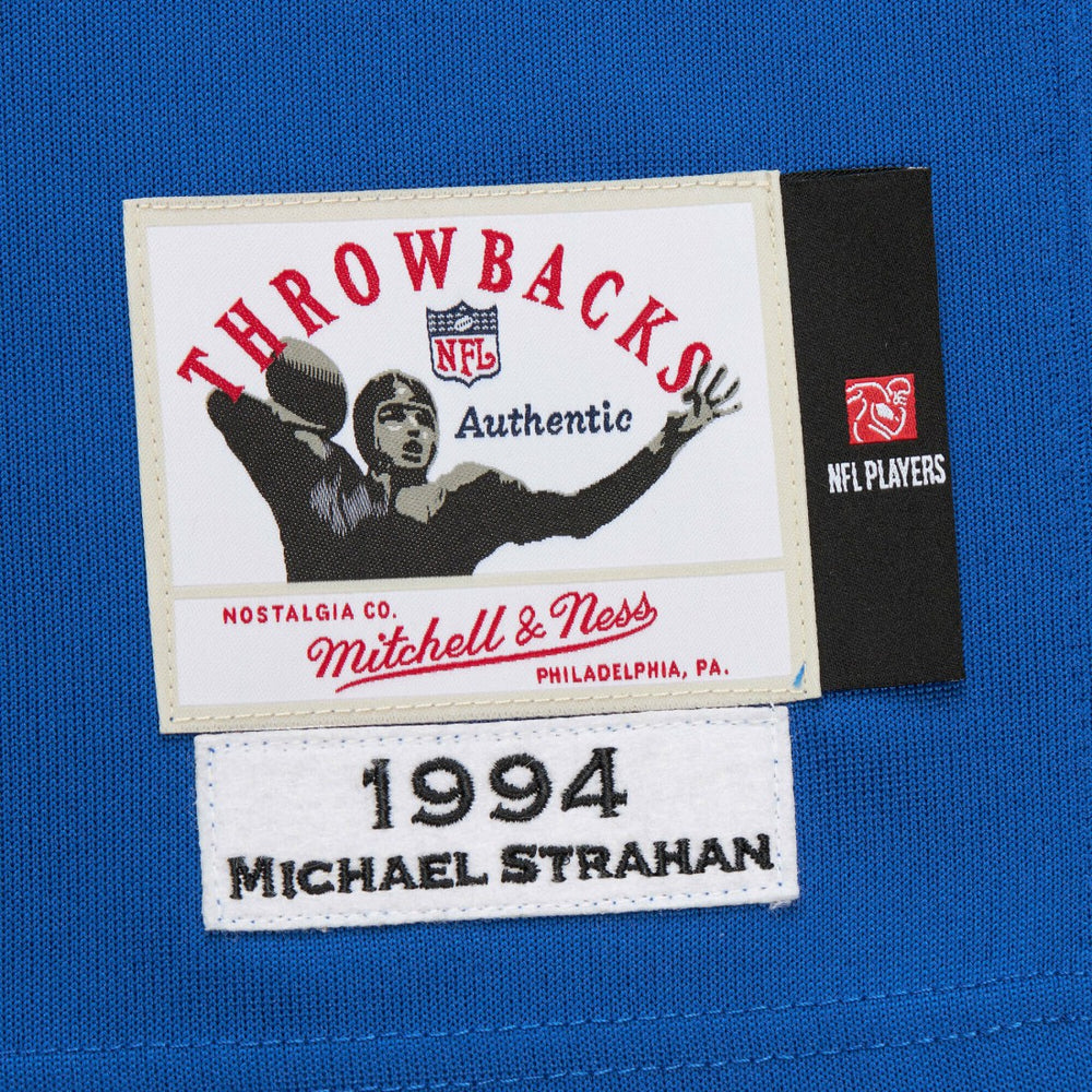 New York Giants Mitchell & Ness Michael Strahan  1994 Authentic Throwback Retired Player Jersey