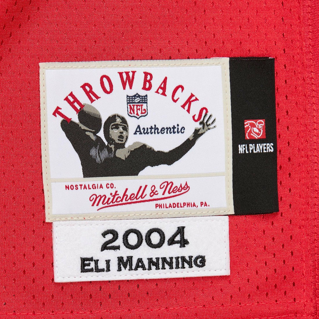 New York Giants Mitchell & Ness Eli Manning  2004 Authentic Throwback Retired Player Jersey