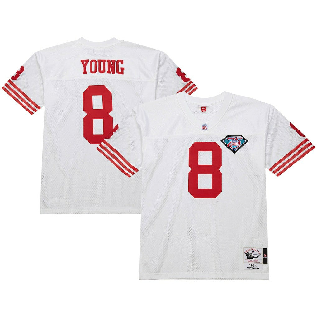 San Francisco 49ers Mitchell & Ness Steve Young  1994 Authentic Throwback Retired Player Jersey