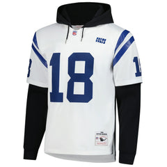 Indianapolis Colts Mitchell & Ness Peyton Manning  Player Name & Number Hoodie Legacy Jersey