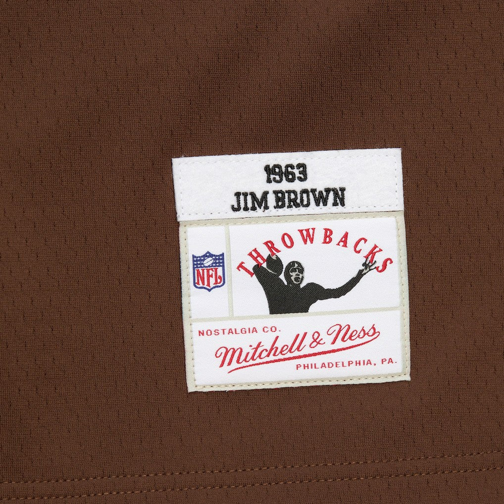 Cleveland Browns Mitchell & Ness Jim Brown  Player Name & Number Hoodie Legacy Jersey