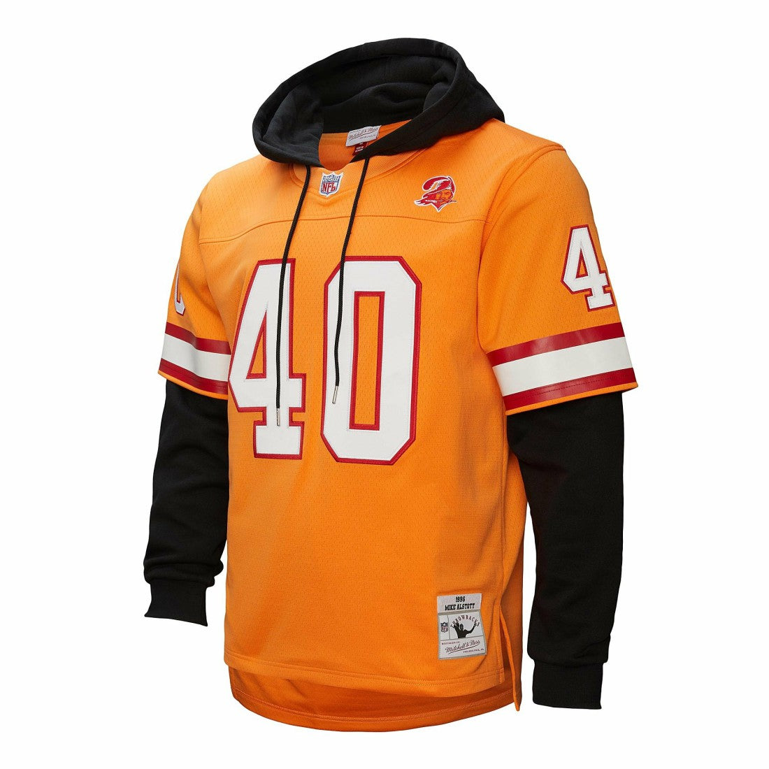 Tampa Bay Buccaneers Mitchell & Ness Mike Alstott  Player Name & Number Hoodie Legacy Jersey