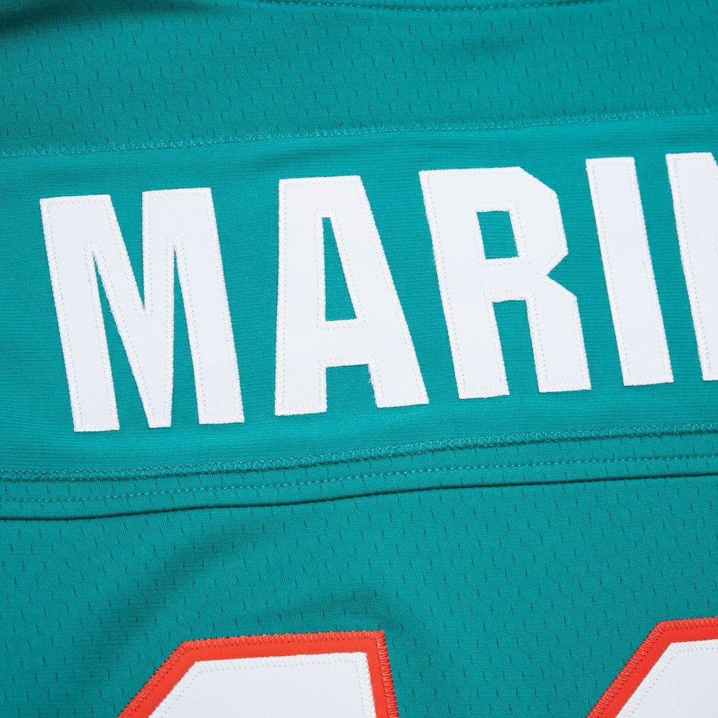 Miami Dolphins Mitchell & Ness Dan Marino  Player Name & Number Hoodie Legacy Jersey