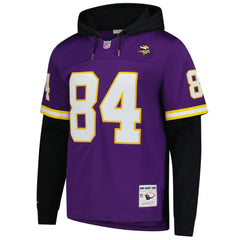 Minnesota Vikings Mitchell & Ness Randy Moss  Player Name & Number Hoodie Legacy Jersey