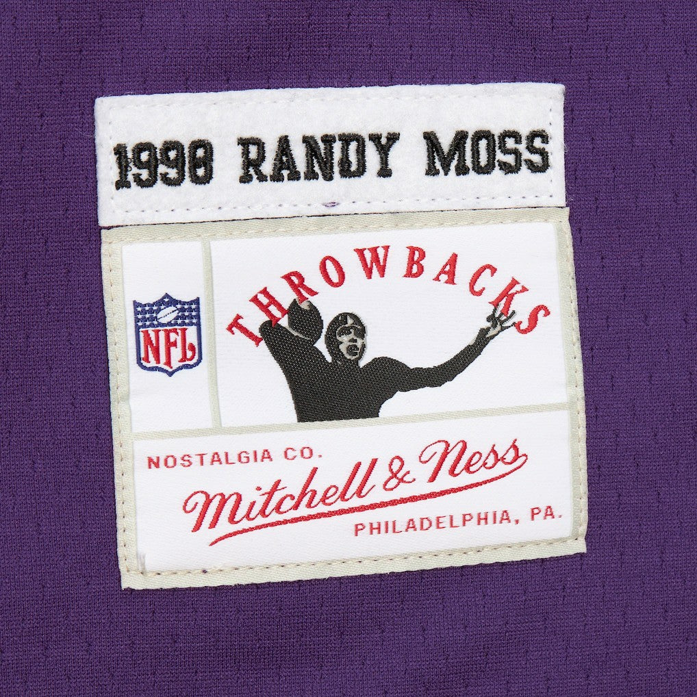 Minnesota Vikings Mitchell & Ness Randy Moss  Player Name & Number Hoodie Legacy Jersey