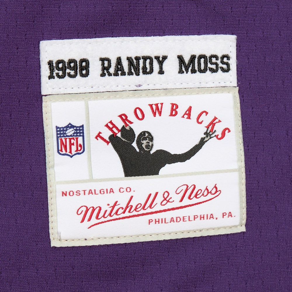 Minnesota Vikings Mitchell & Ness Randy Moss  Player Name & Number Hoodie Legacy Jersey
