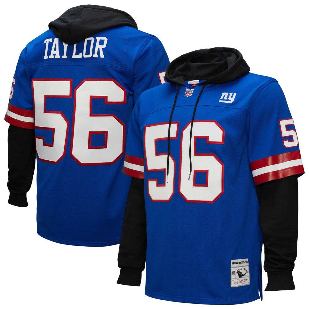 New York Giants Mitchell & Ness Lawrence Taylor  Player Name & Number Hoodie Legacy Jersey