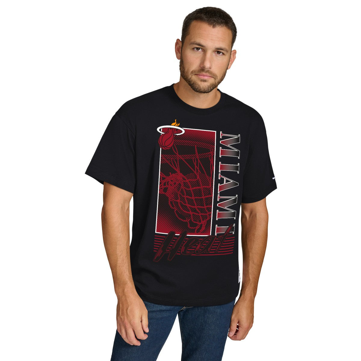 Miami Heat Tommy Jeans Noah Swish T-Shirt On Sale
