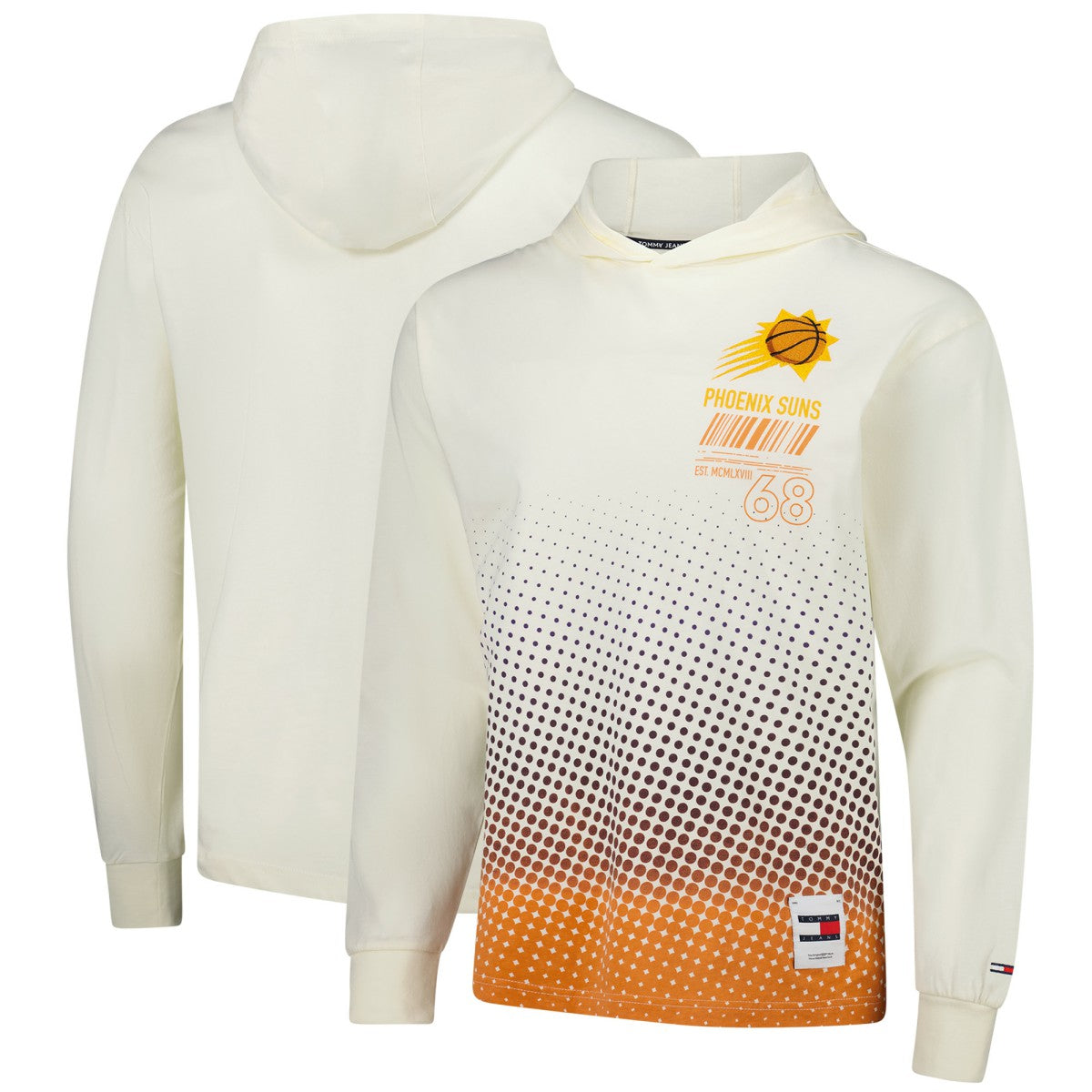 Phoenix Suns Tommy Jeans Ben Long Sleeve Hoodie T-Shirt On Sale