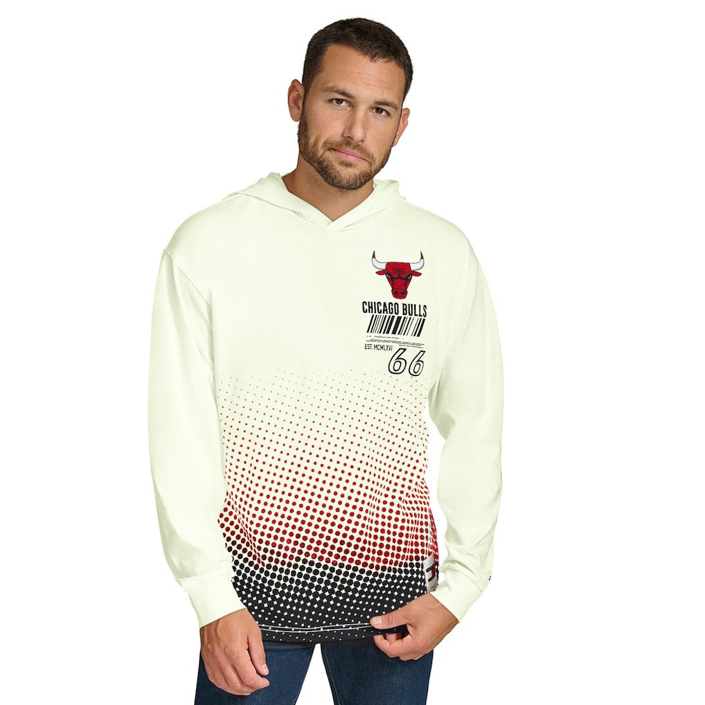 Chicago Bulls Tommy Jeans Ben Vintage Applique Long Sleeve Hoodie T-Shirt sale Discount