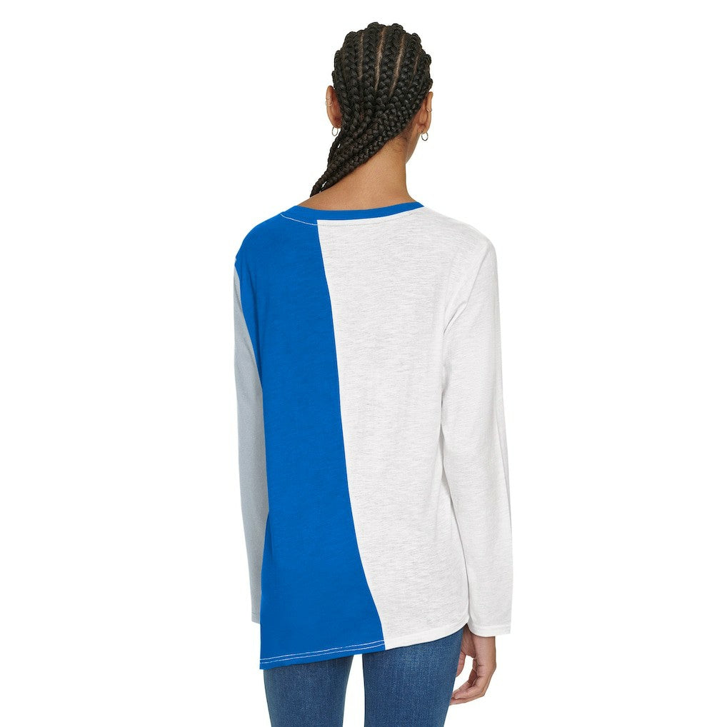Dallas Mavericks Tommy Jeans Women's Amelia Color Blocked Long Sleeve T-Shirt sale New