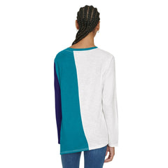 Charlotte Hornets Tommy Jeans Women's Amelia Color Blocked Long Sleeve T-Shirt On Sale