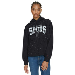 San Antonio Spurs Tommy Jeans Women's Stella Cropped Pullover Hoodie Online