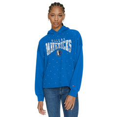 Dallas Mavericks Tommy Jeans Women's Stella Cropped Pullover Hoodie sale Discount