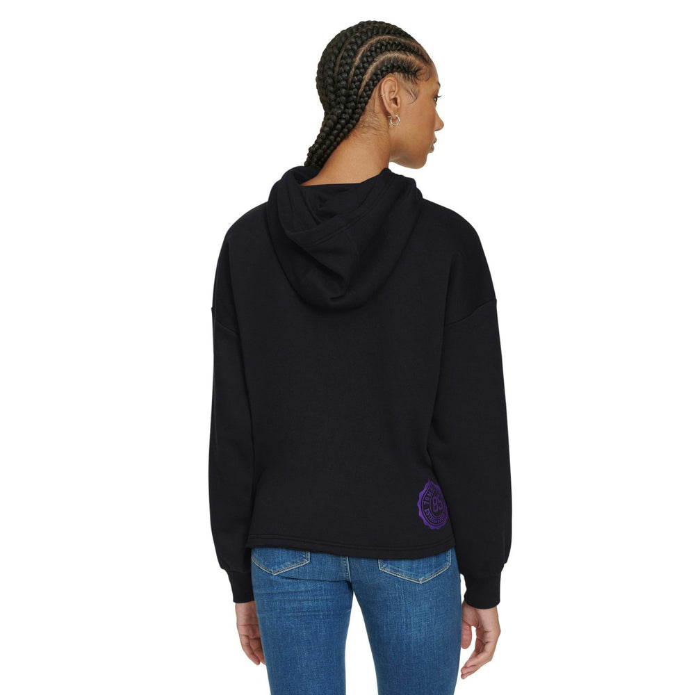 Sacramento Kings Tommy Jeans Women's Stella Cropped Pullover Hoodie New