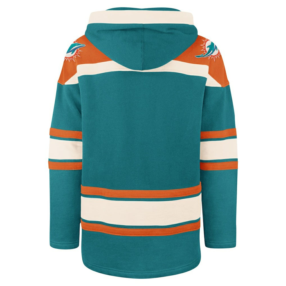 Miami Dolphins 47 brand '47 Superior Lacer Pullover Hoodie