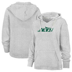 New York Jets 47 brand '47 Women's Premier Kennedy V-Neck Pullover Hoodie