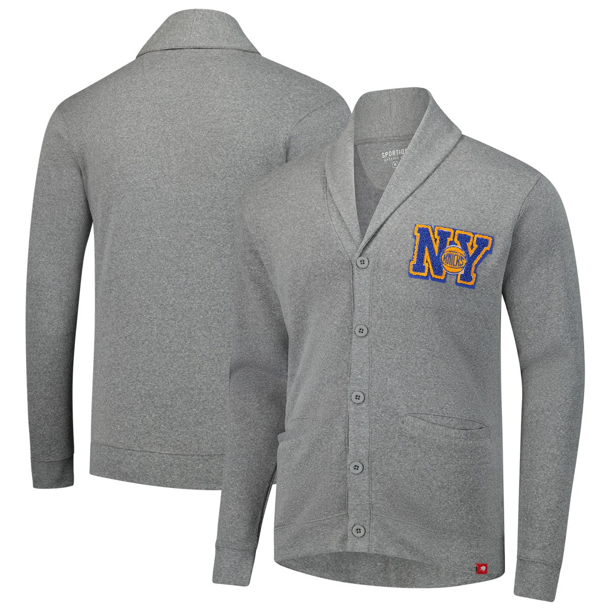 New York Knicks Sportiqe Unisex Henshaw Full-Button Cardigan Sweater Discount