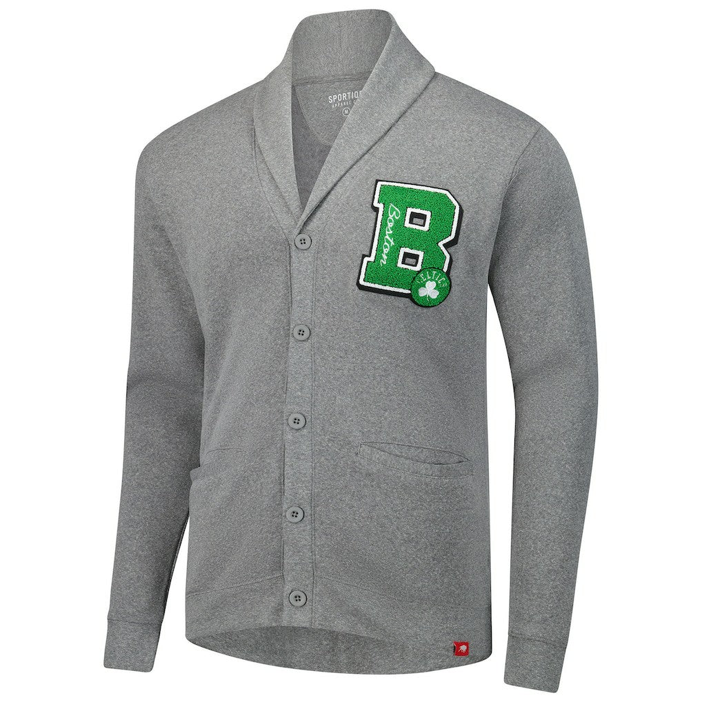 Boston Celtics Sportiqe Unisex Henshaw Full-Button Cardigan Sweater Discount